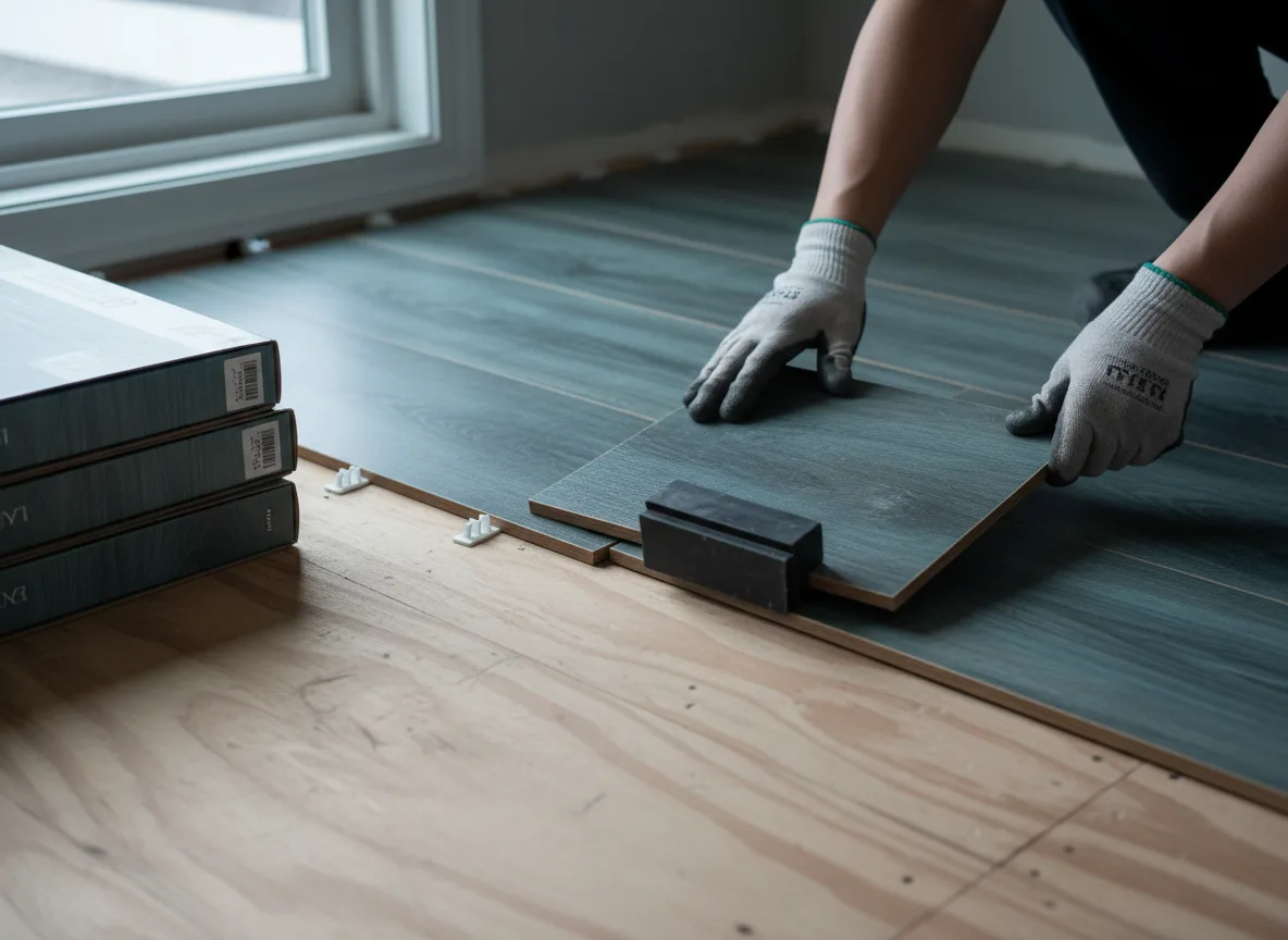 Luxury Vinyl Plank Installation company in Mantador, ND